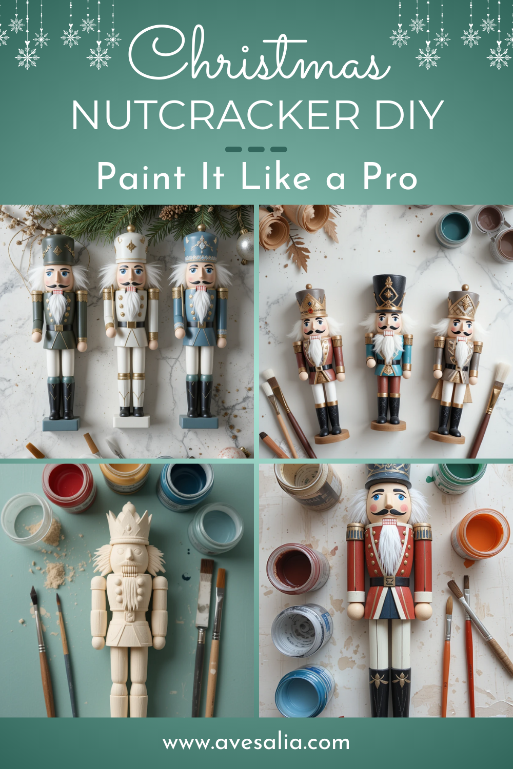 Painted Nutcracker: A Colorful Twist on Classic Holiday Decor