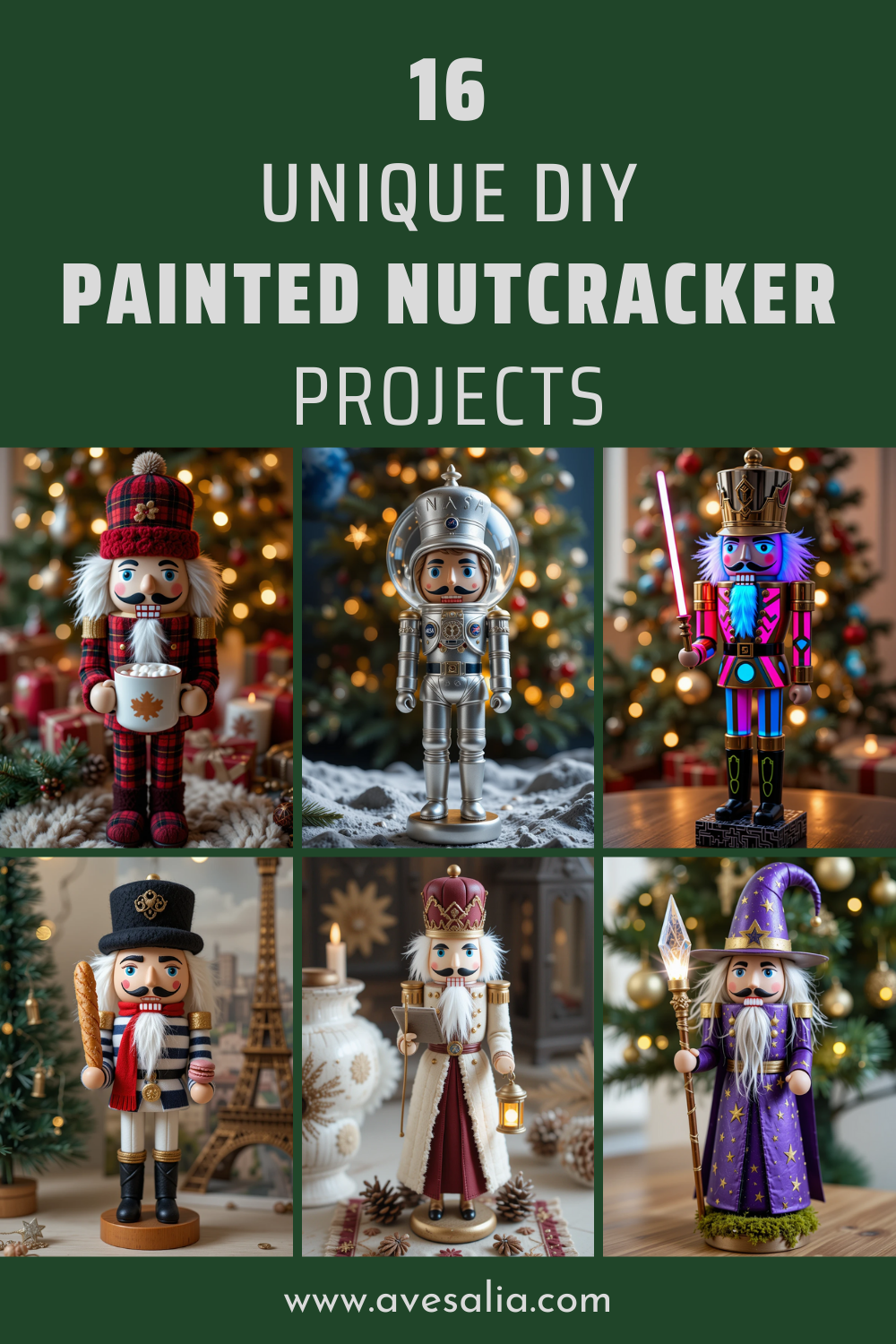 Painted Nutcracker: A Colorful Twist on Classic Holiday Decor