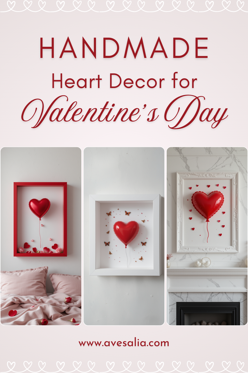 DIY Valentine's Decor: Craft a Heart Balloon in a Shadow Box