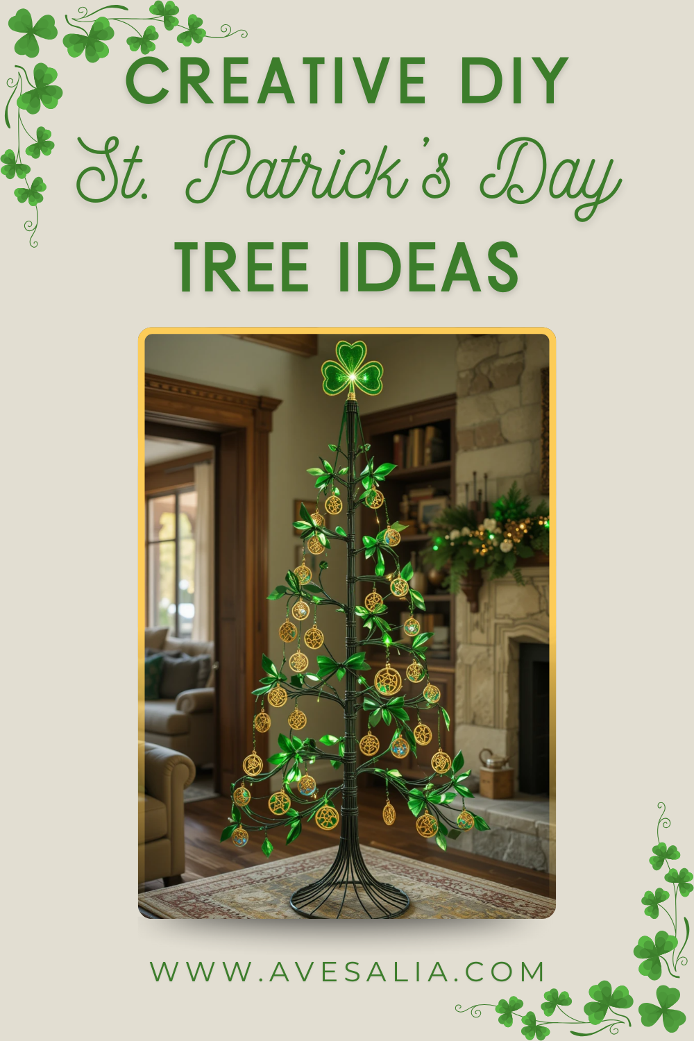 Craft Your Luck: 20 Creative DIY St. Patrick's Day Tree Ideas to Bring Irish Luck Indoors