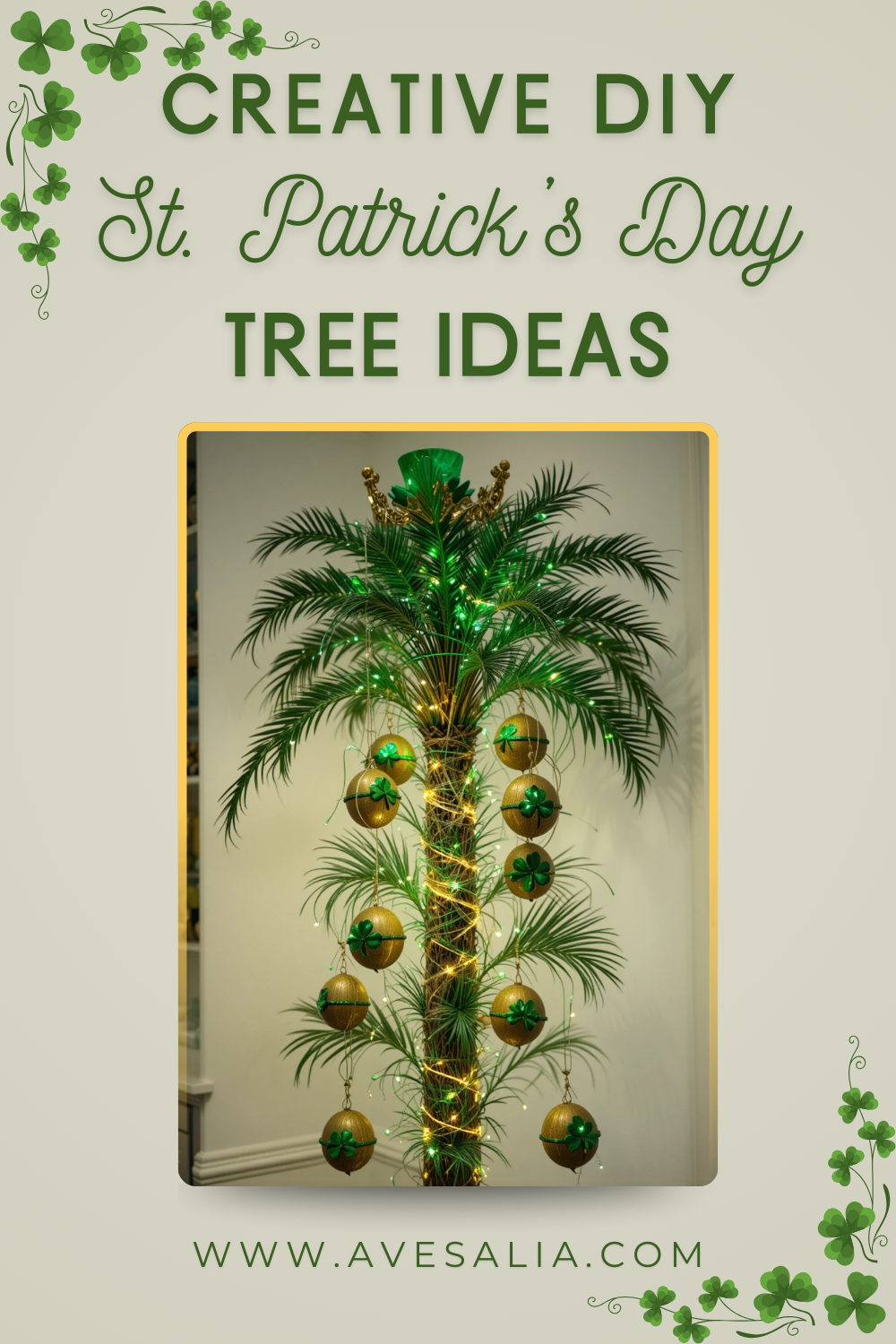 Craft Your Luck: 20 Creative DIY St. Patrick's Day Tree Ideas to Bring Irish Luck Indoors