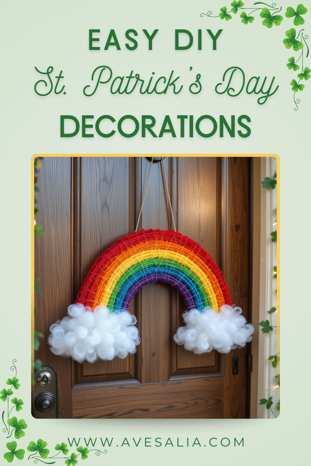 31 Easy DIY Outdoor St. Patrick’s Day Decorations for Your Yard and Porch