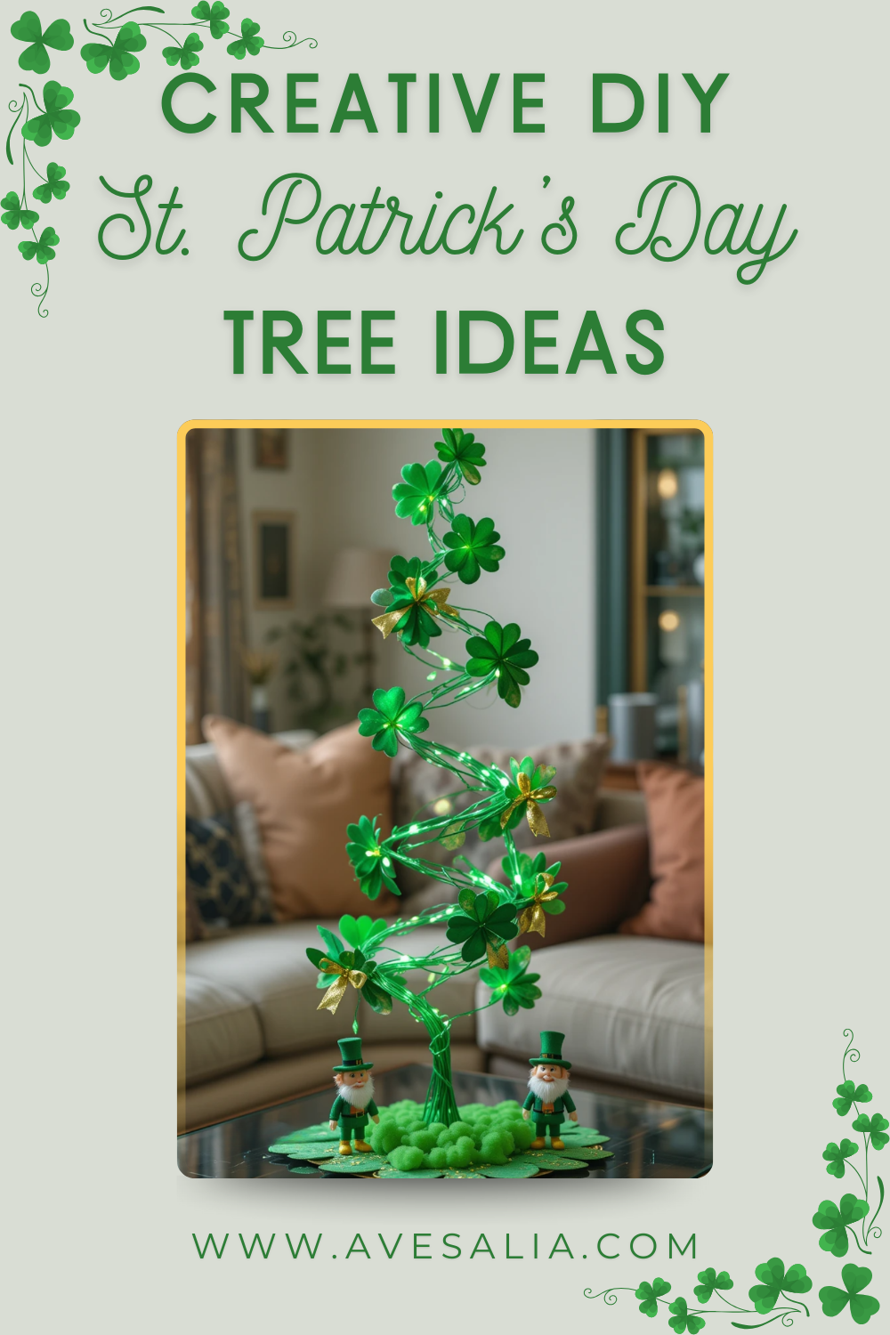 Craft Your Luck: 20 Creative DIY St. Patrick's Day Tree Ideas to Bring Irish Luck Indoors
