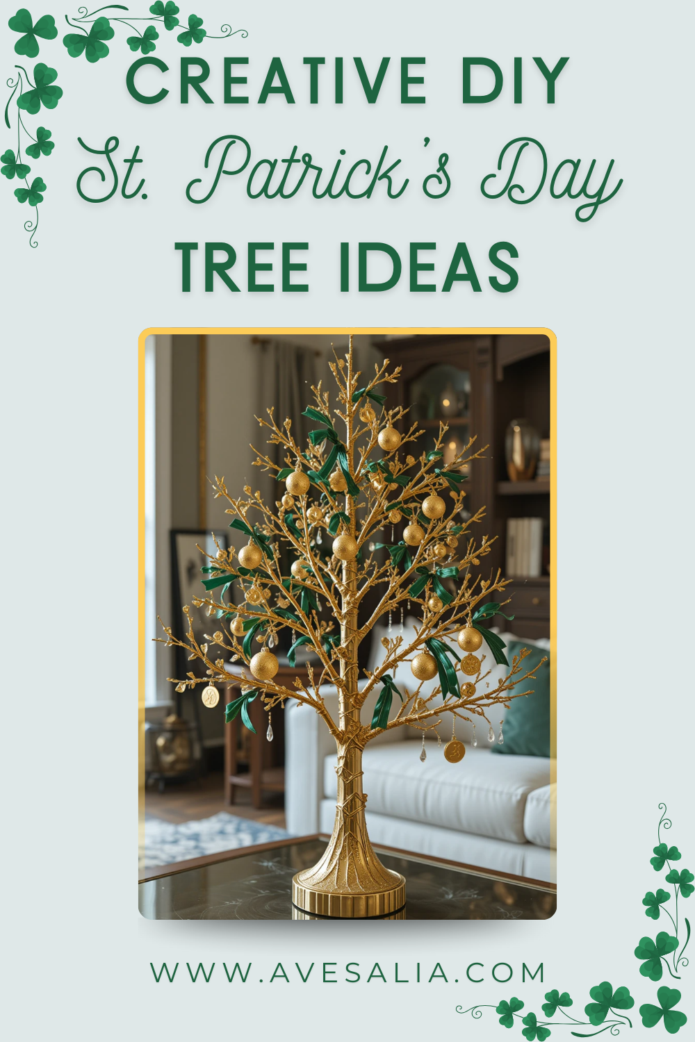 Craft Your Luck: 20 Creative DIY St. Patrick's Day Tree Ideas to Bring Irish Luck Indoors