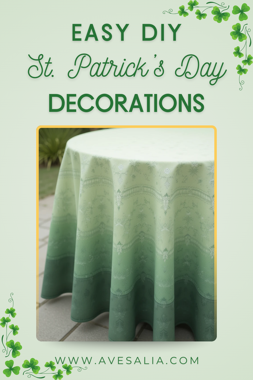 31 Easy DIY Outdoor St. Patrick’s Day Decorations for Your Yard and Porch