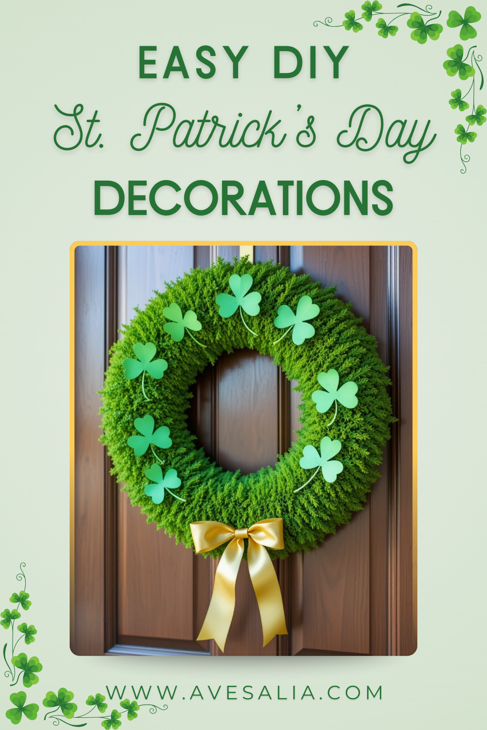 31 Easy DIY Outdoor St. Patrick’s Day Decorations for Your Yard and Porch