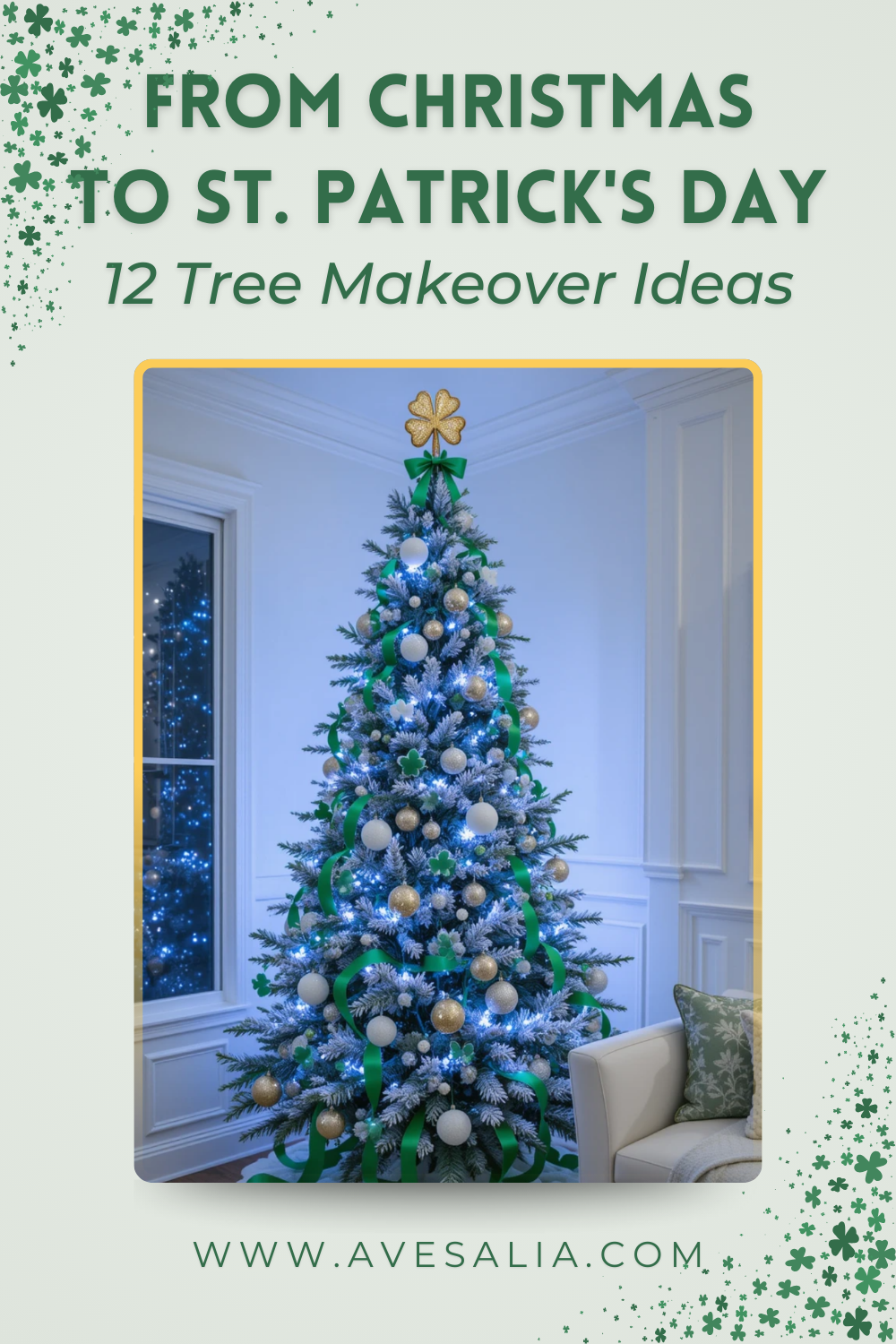 12 Creative Ways to Repurpose Your Christmas Tree for St. Patrick’s Day