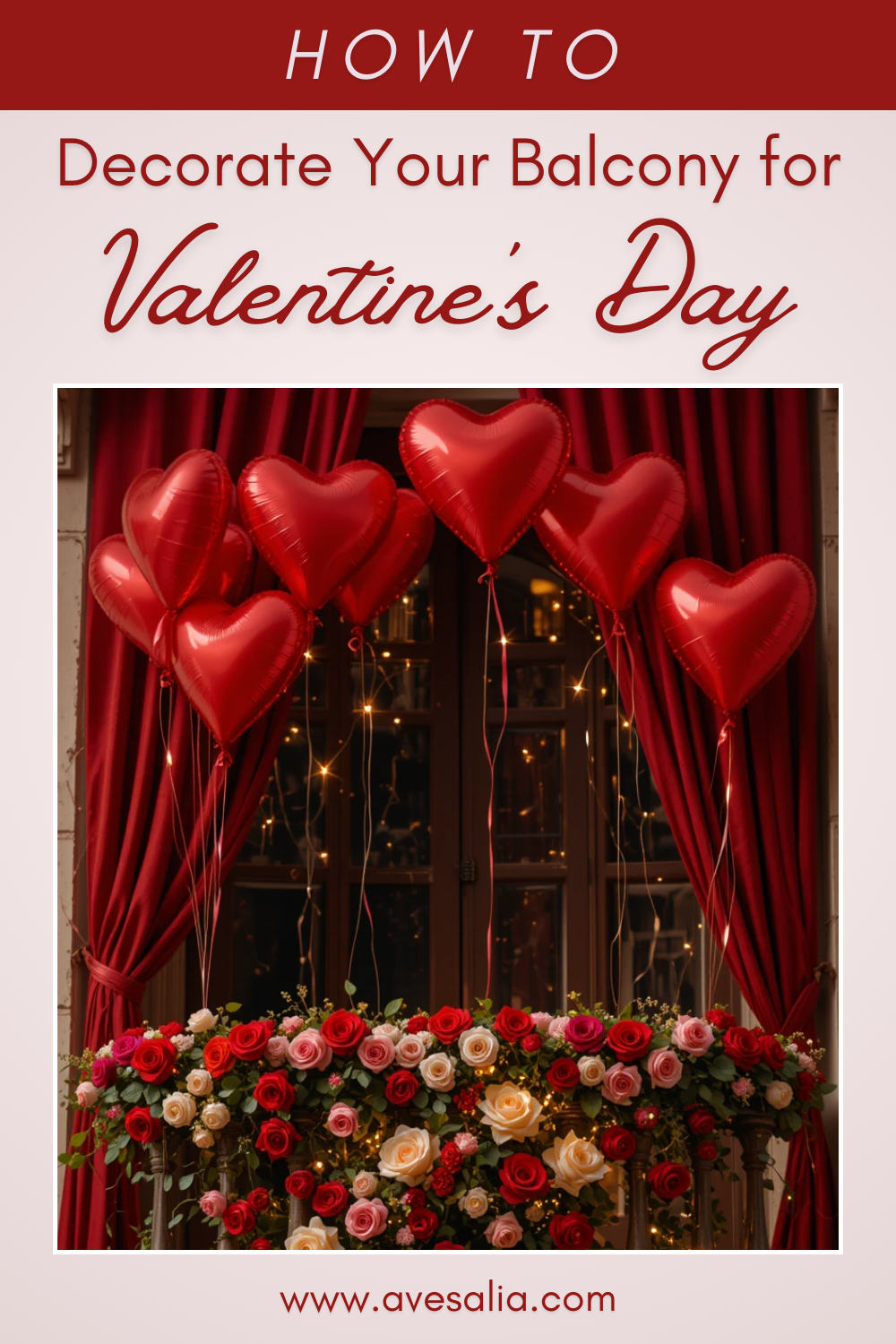How to Decorate Your Balcony for Valentine’s Day