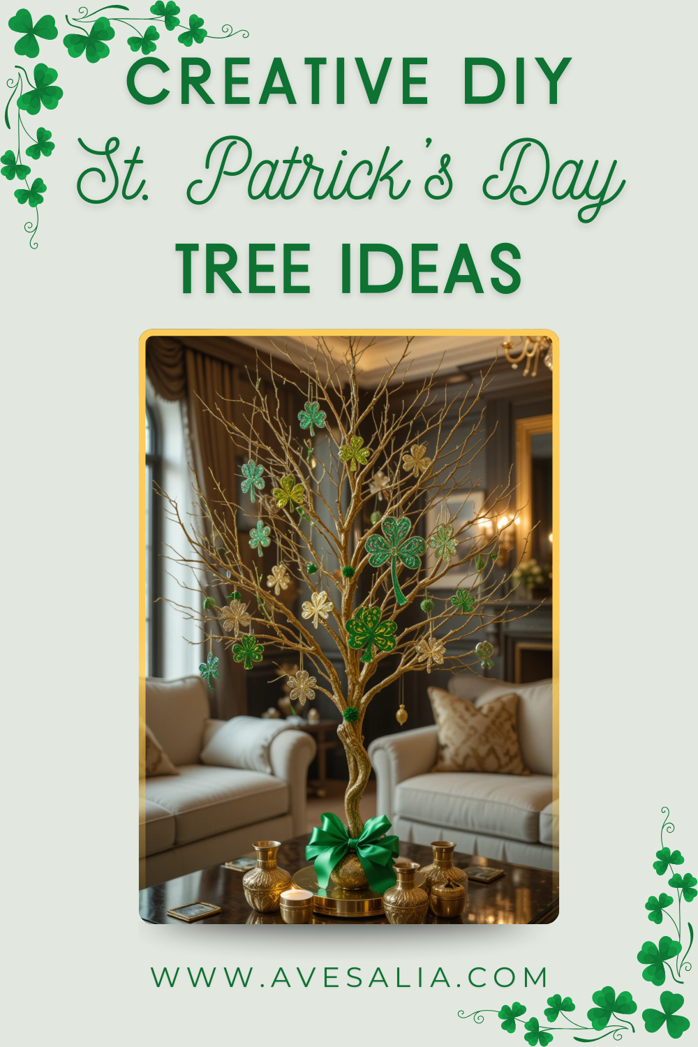 Craft Your Luck: 20 Creative DIY St. Patrick's Day Tree Ideas to Bring Irish Luck Indoors