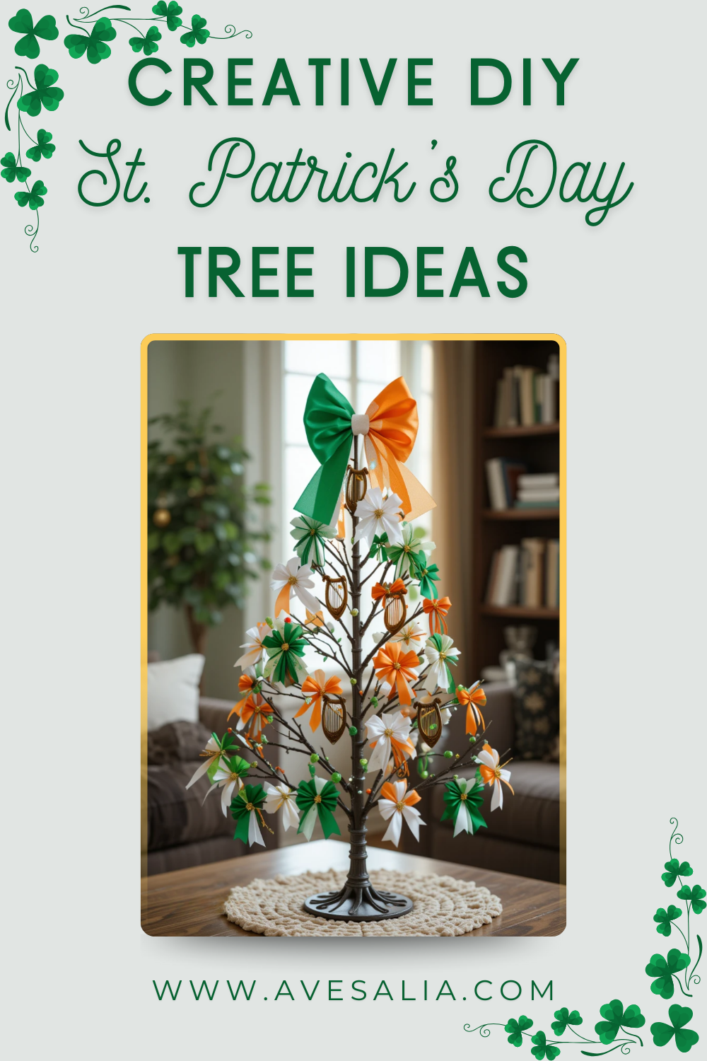 Craft Your Luck: 20 Creative DIY St. Patrick's Day Tree Ideas to Bring Irish Luck Indoors