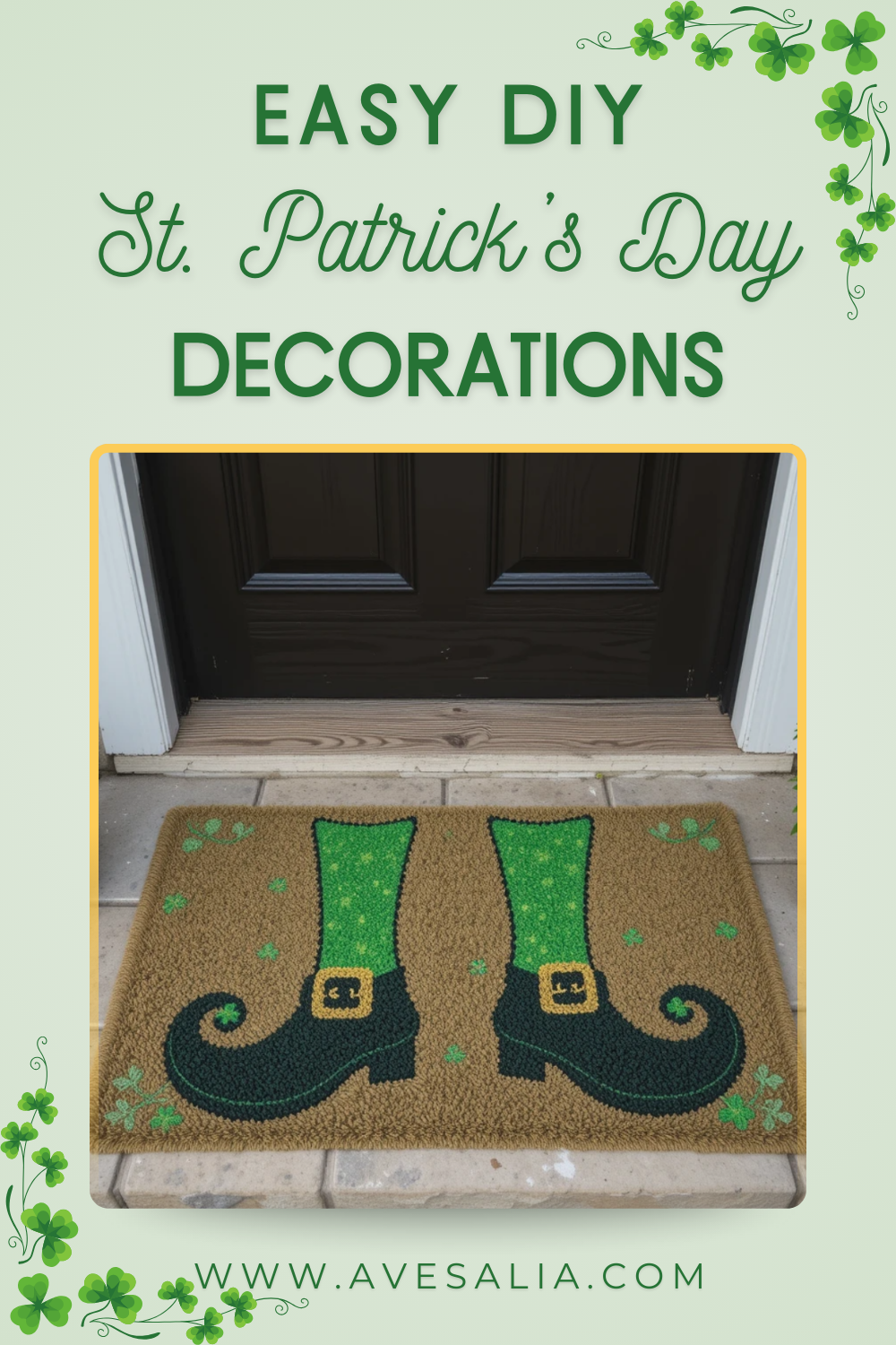 31 Easy DIY Outdoor St. Patrick’s Day Decorations for Your Yard and Porch