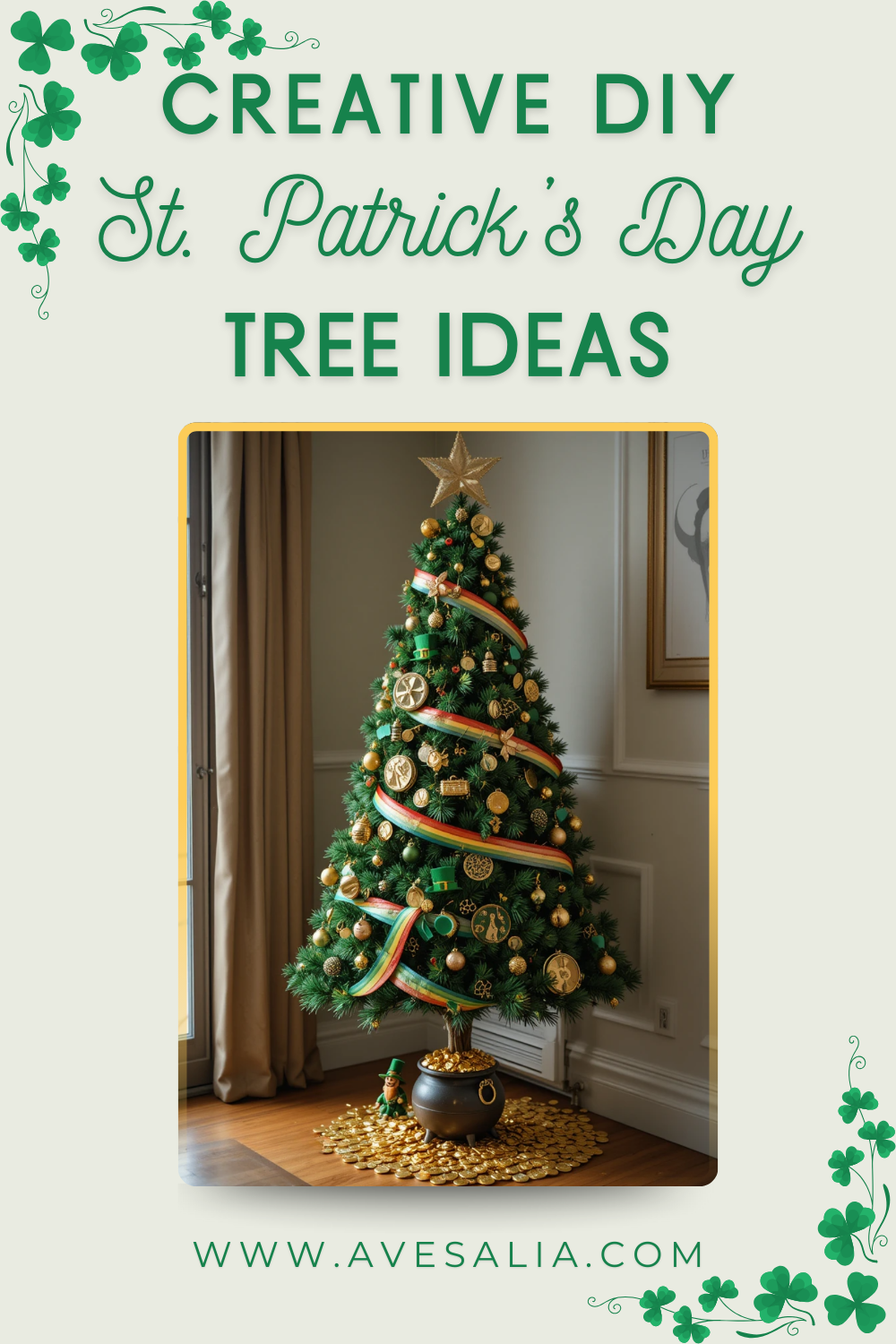 Craft Your Luck: 20 Creative DIY St. Patrick's Day Tree Ideas to Bring Irish Luck Indoors