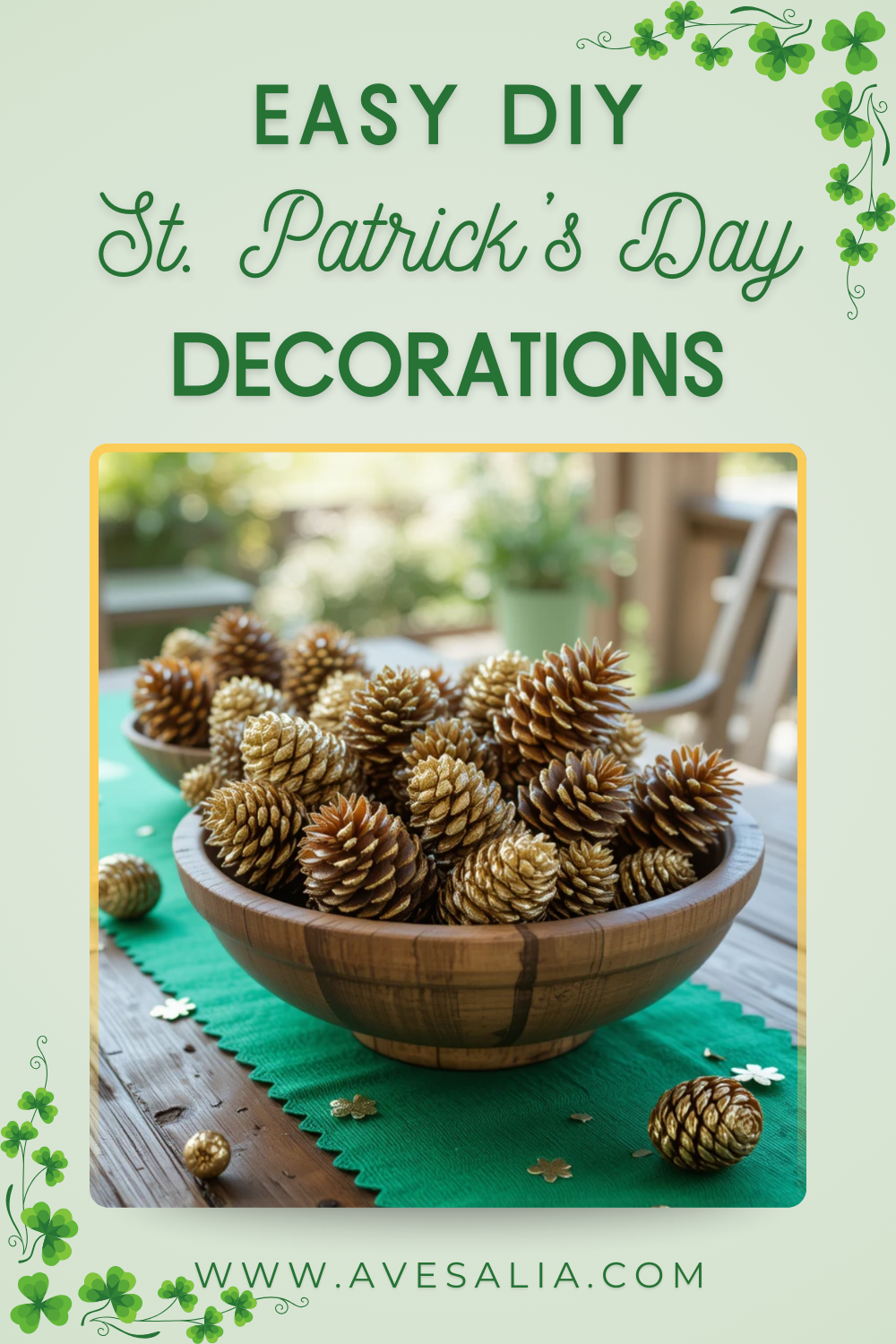31 Easy DIY Outdoor St. Patrick’s Day Decorations for Your Yard and Porch