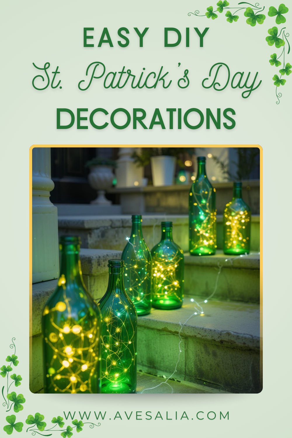 31 Easy DIY Outdoor St. Patrick’s Day Decorations for Your Yard and Porch
