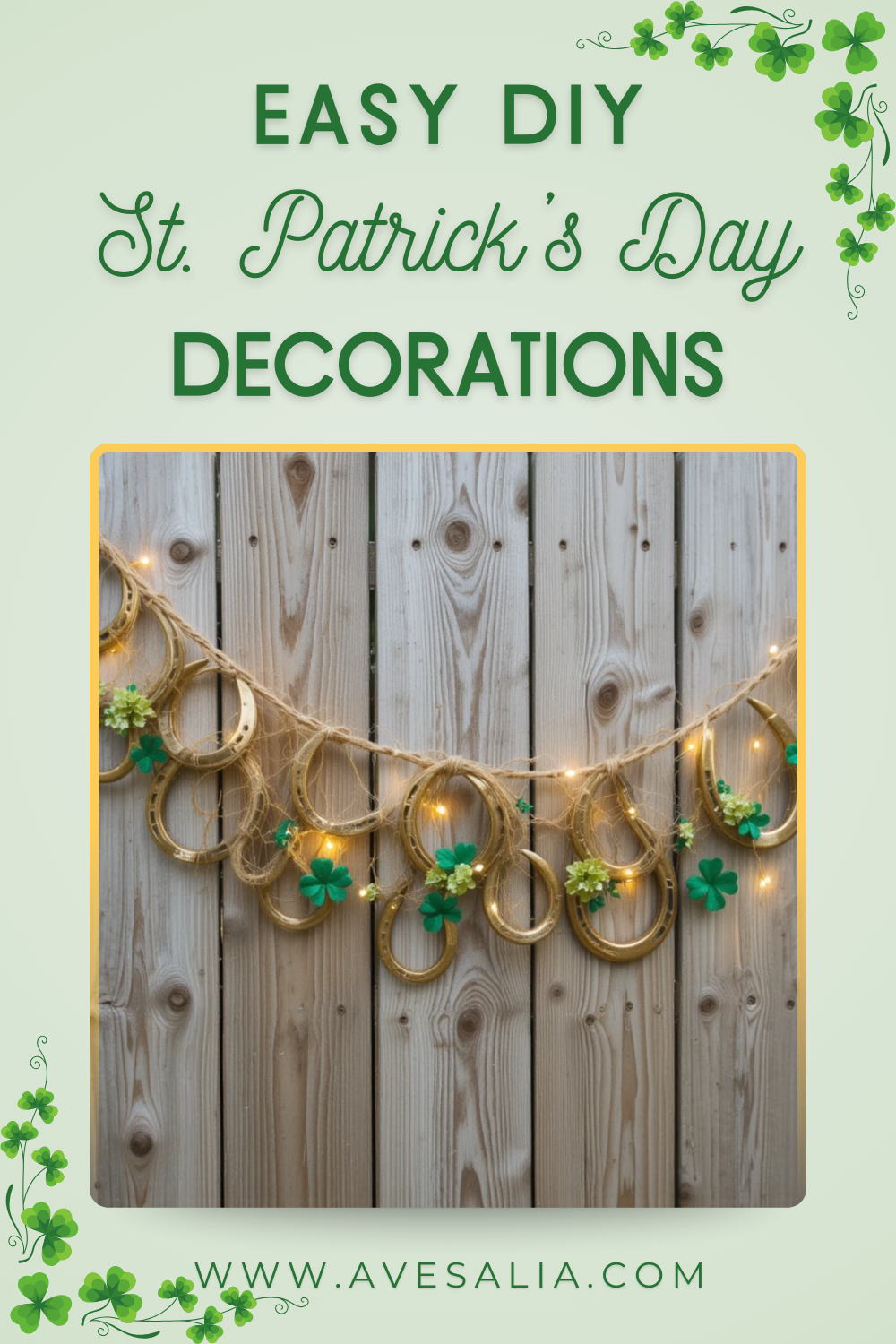 31 Easy DIY Outdoor St. Patrick’s Day Decorations for Your Yard and Porch