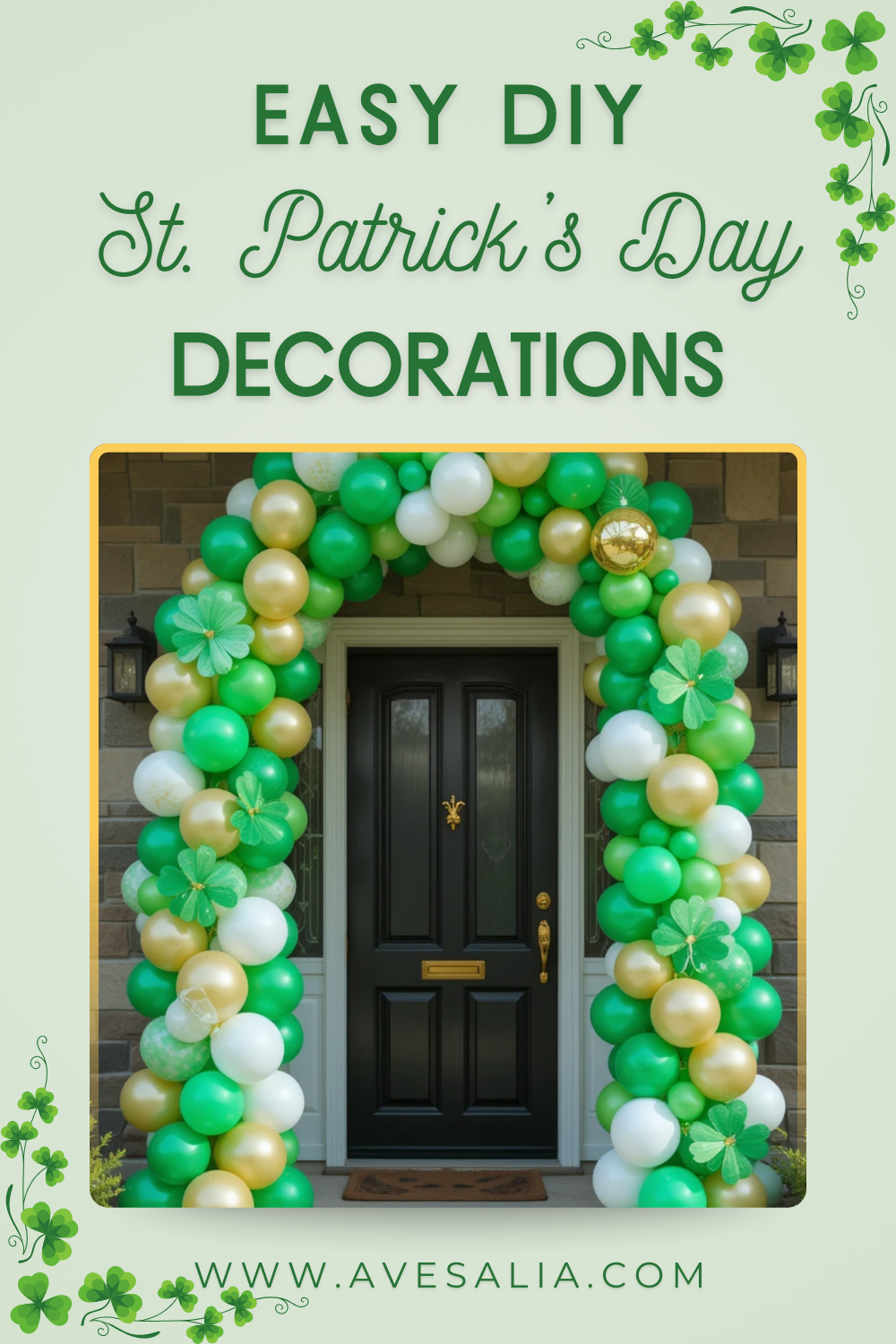 31 Easy DIY Outdoor St. Patrick’s Day Decorations for Your Yard and Porch