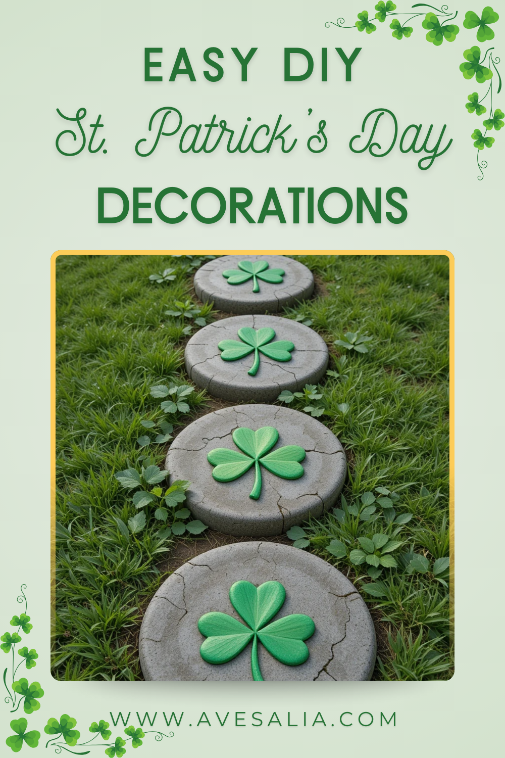 31 Easy DIY Outdoor St. Patrick’s Day Decorations for Your Yard and Porch