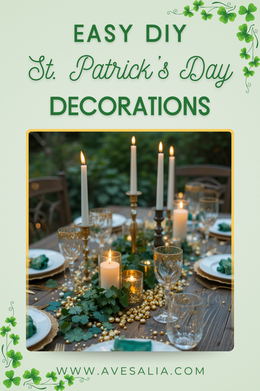 31 Easy DIY Outdoor St. Patrick’s Day Decorations for Your Yard and Porch