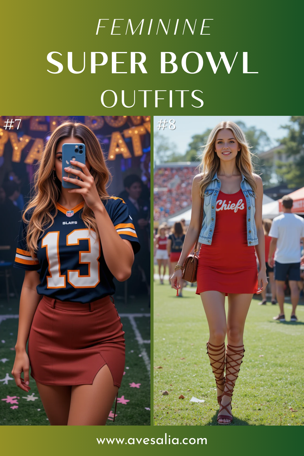 22 Trendy Super Bowl Outfit Ideas for Women: Stylish Game Day Looks to Show Your Team Spirit