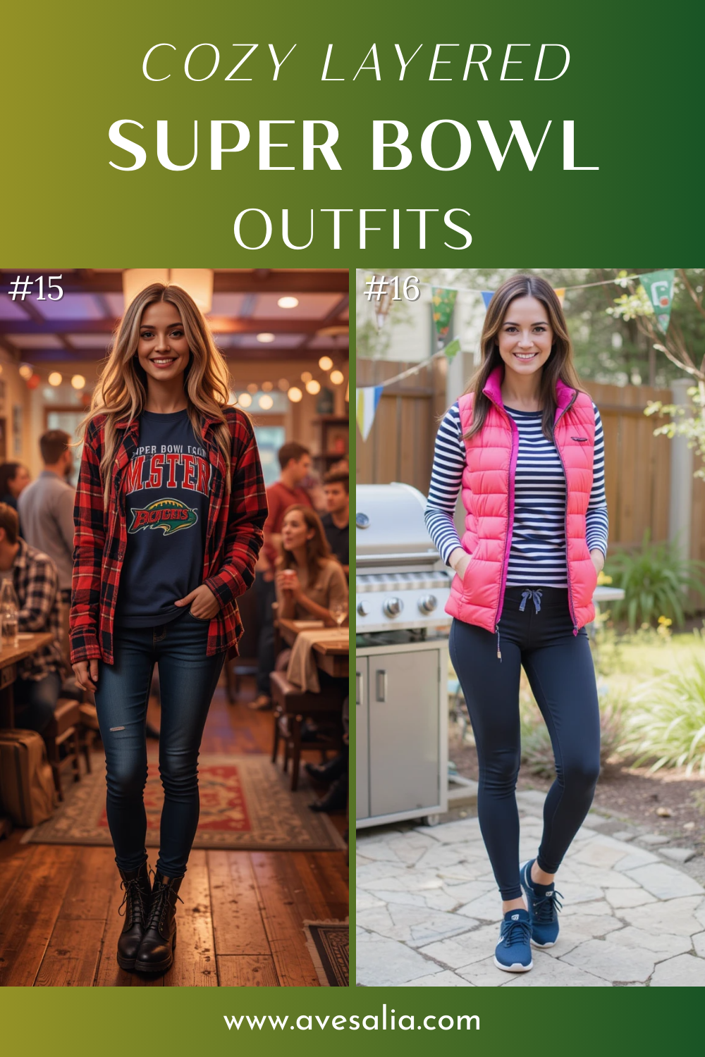 22 Trendy Super Bowl Outfit Ideas for Women: Stylish Game Day Looks to Show Your Team Spirit