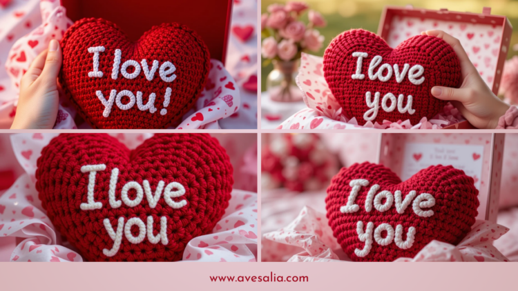 DIY: Crochet "I Love You" Heart Pillow – The Ultimate Thoughtful Valentine's Gift for Him