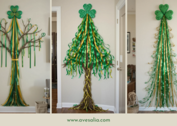 DIY St. Patrick's Day Ribbon Tree: Easy Wall Decor for Instant Irish Charm