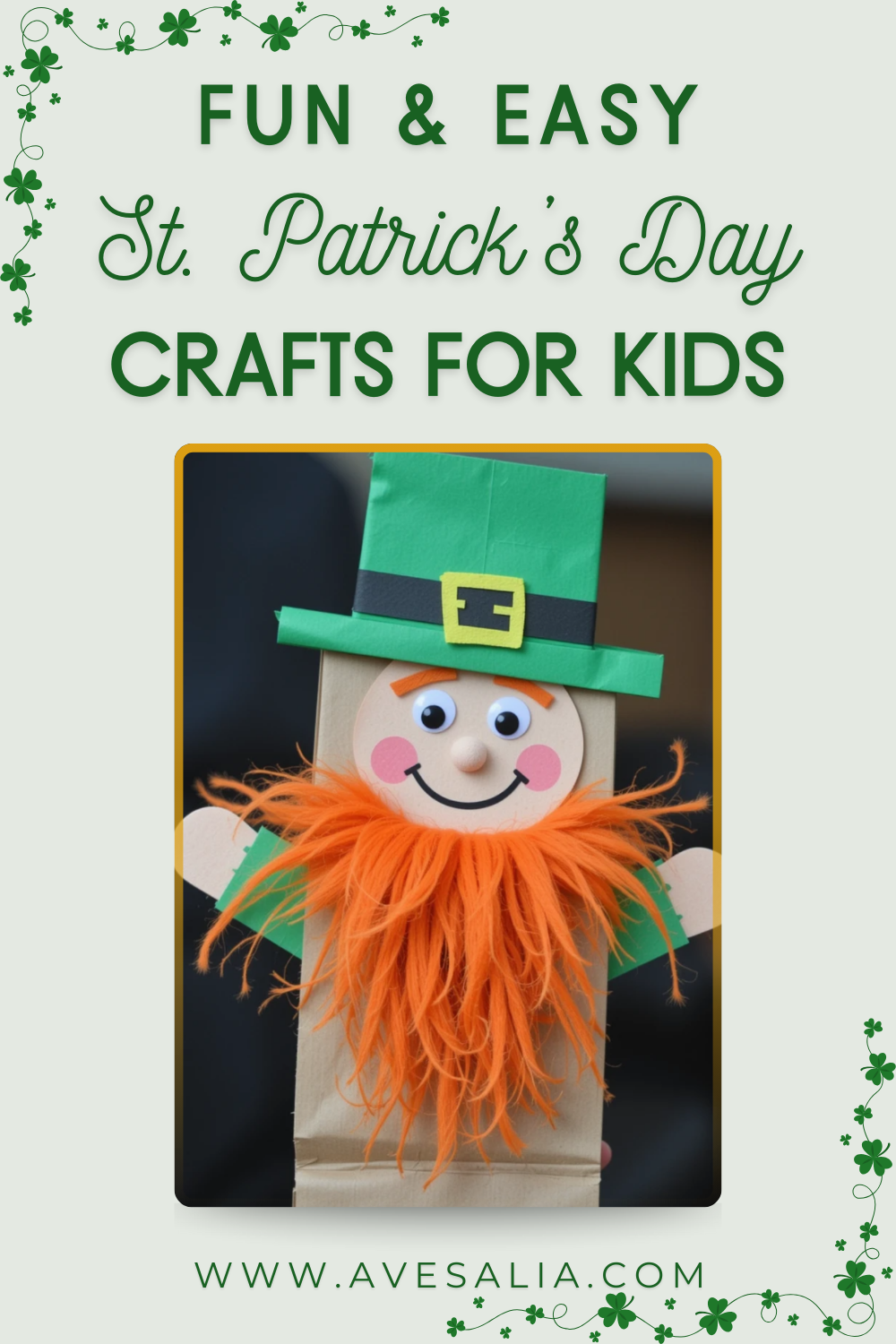 22 Fun and Easy St. Patrick’s Day Crafts for Kids to Make at Home or School