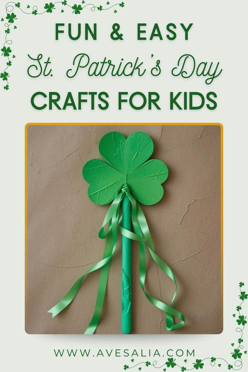 22 Fun and Easy St. Patrick’s Day Crafts for Kids to Make at Home or School