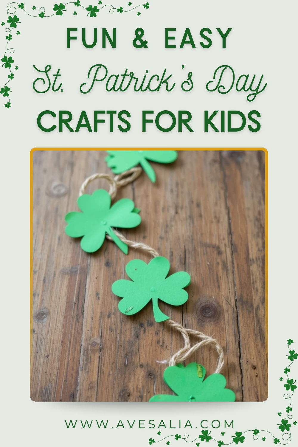 22 Fun and Easy St. Patrick’s Day Crafts for Kids to Make at Home or School