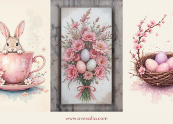 31 Cute Pink Watercolor Easter Wallpapers for a Soft, Whimsical Spring Aesthetic