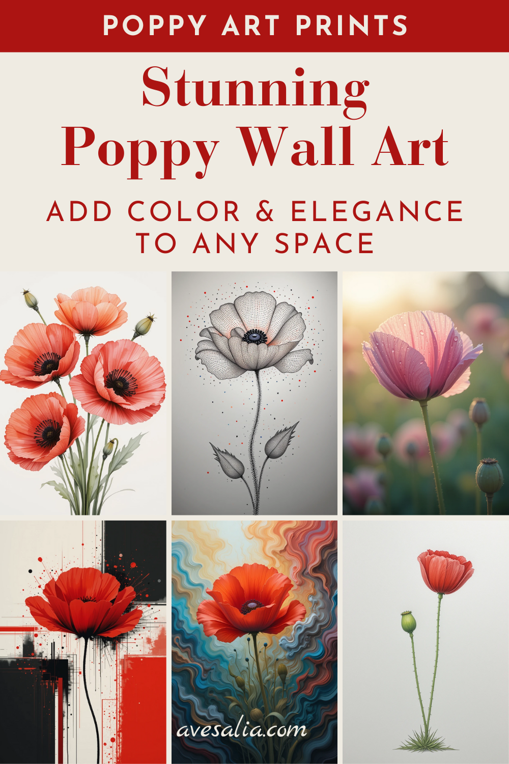 86 Poppy Flowers Wall Art Prints: A Vibrant Touch to Your Home Decor