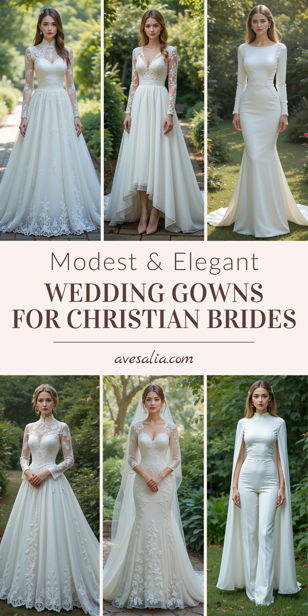 40 Graceful Christian Wedding Gowns That Celebrate Faith and Modesty