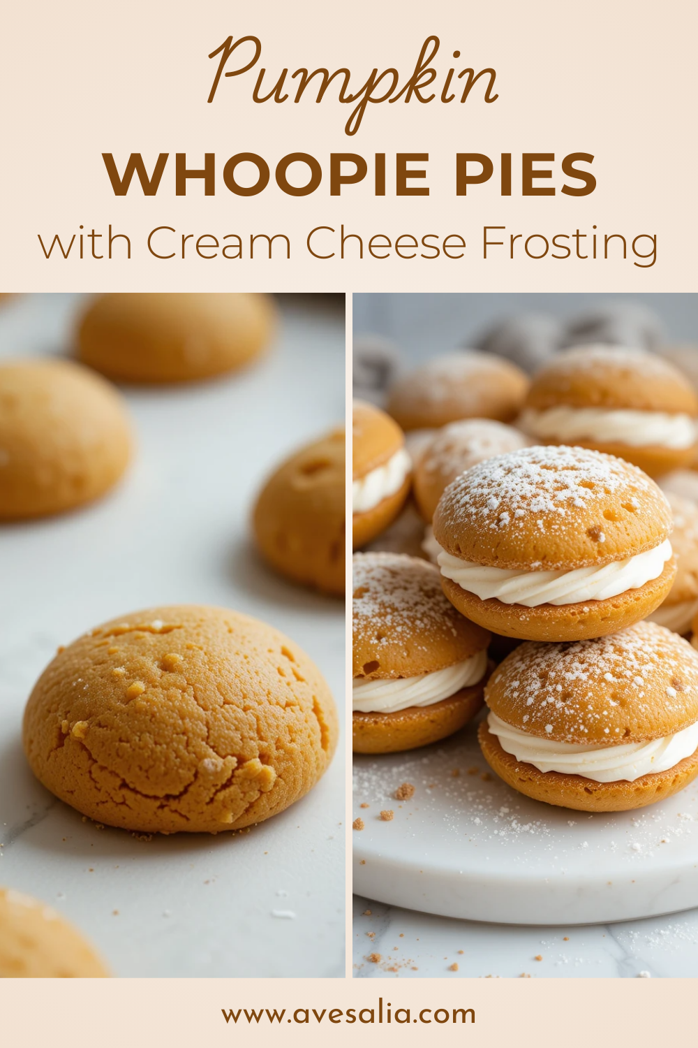 Easy Fall Dessert: Soft Pumpkin Whoopie Pies with Cream Cheese Frosting
