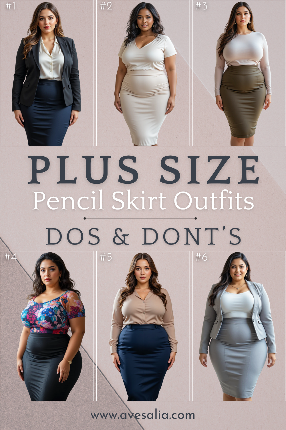 Plus Size Pencil Skirt Outfits: 20 Curvy Looks for Work, Weddings & Date Nights