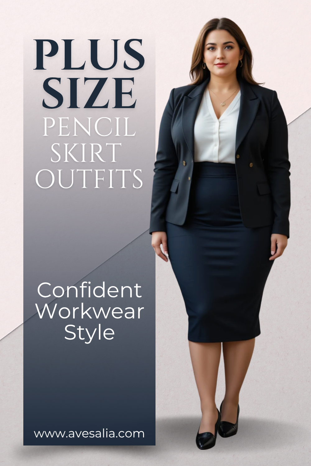 Plus Size Pencil Skirt Outfits: 20 Curvy Looks for Work, Weddings & Date Nights