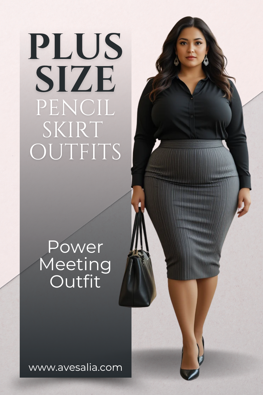 Plus Size Pencil Skirt Outfits: 20 Curvy Looks for Work, Weddings & Date Nights