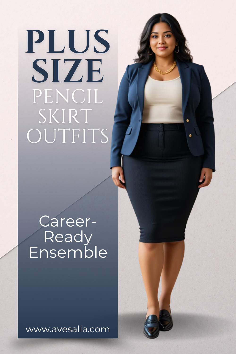 Plus Size Pencil Skirt Outfits: 20 Curvy Looks for Work, Weddings & Date Nights