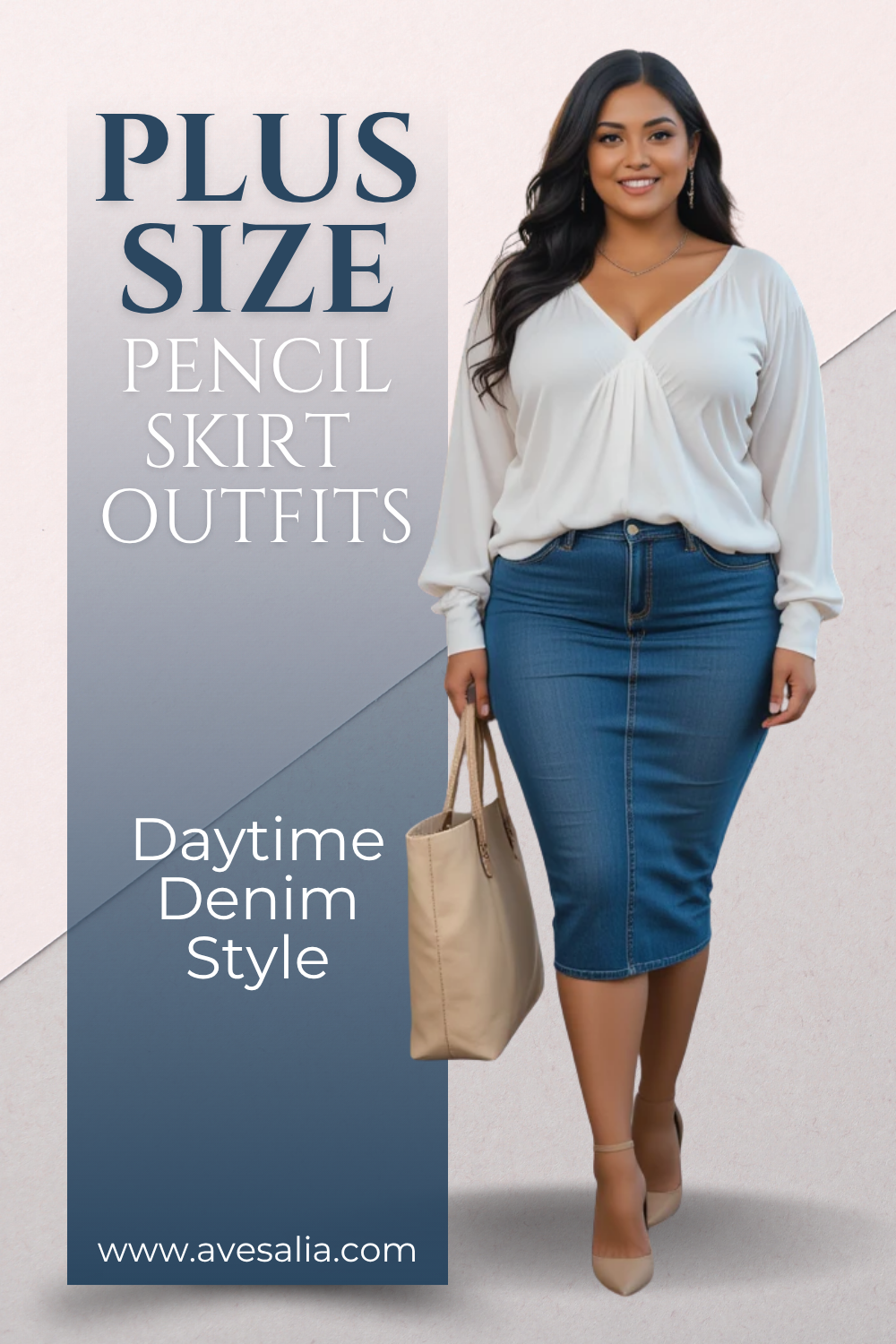Plus Size Pencil Skirt Outfits: 20 Curvy Looks for Work, Weddings & Date Nights