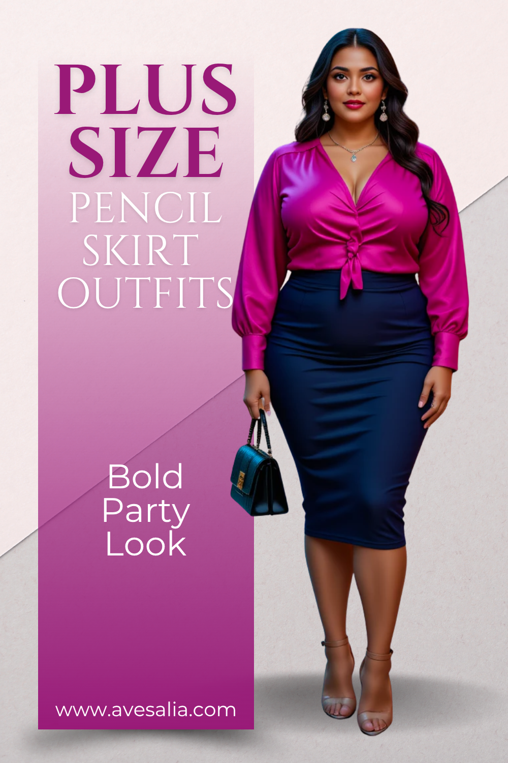 Plus Size Pencil Skirt Outfits: 20 Curvy Looks for Work, Weddings & Date Nights