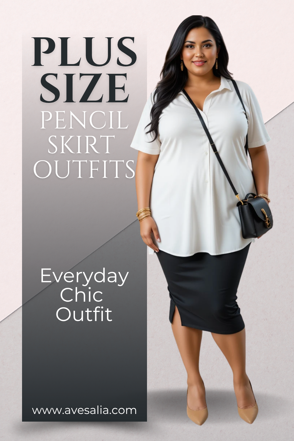 Plus Size Pencil Skirt Outfits: 20 Curvy Looks for Work, Weddings & Date Nights
