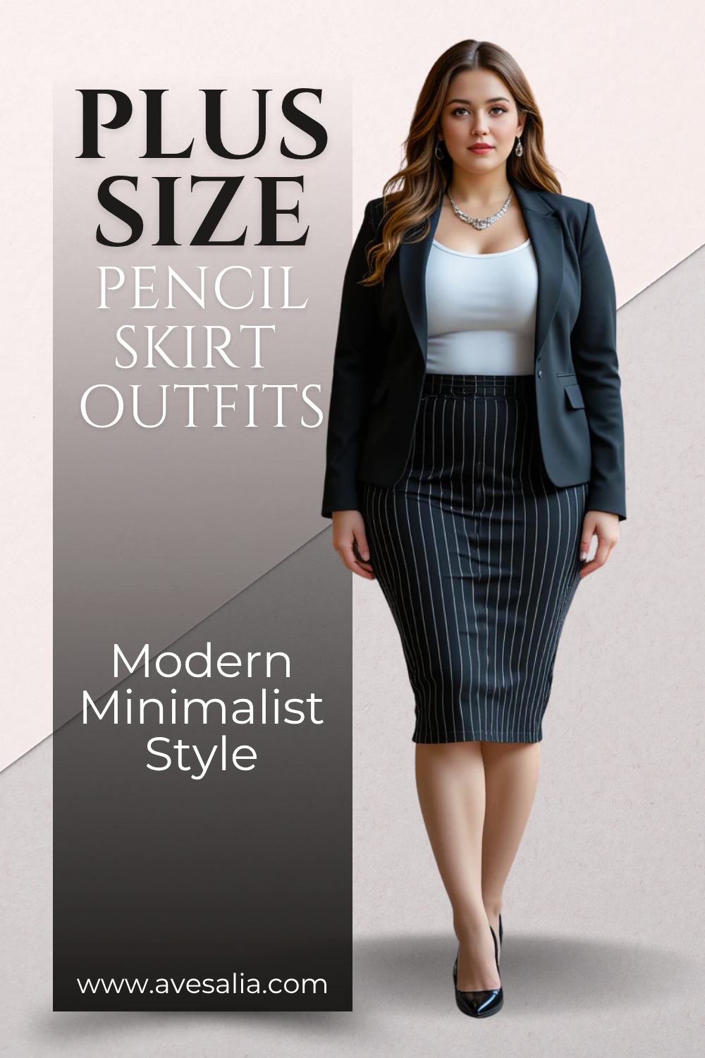Plus Size Pencil Skirt Outfits: 20 Curvy Looks for Work, Weddings & Date Nights