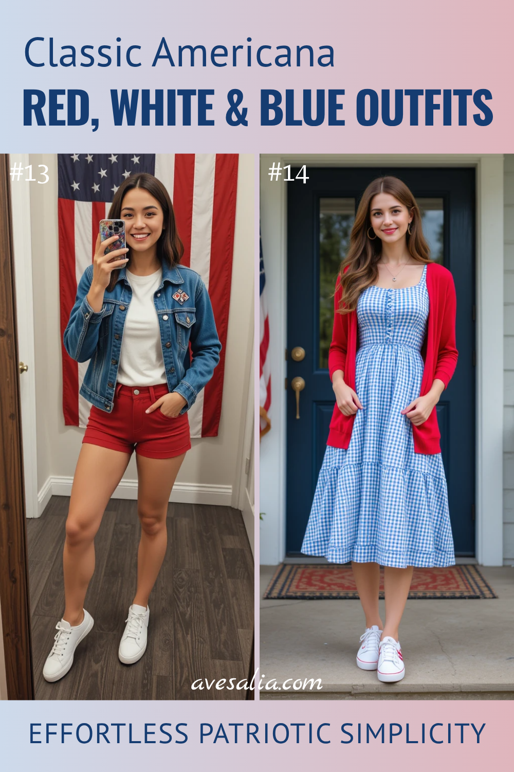 32 Stunning Red, White, and Blue Outfits for Women to Rock the USA Spirit