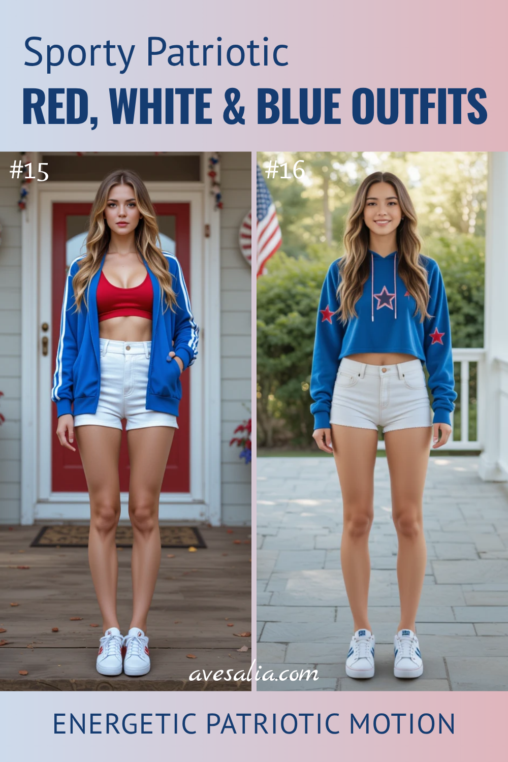 32 Stunning Red, White, and Blue Outfits for Women to Rock the USA Spirit