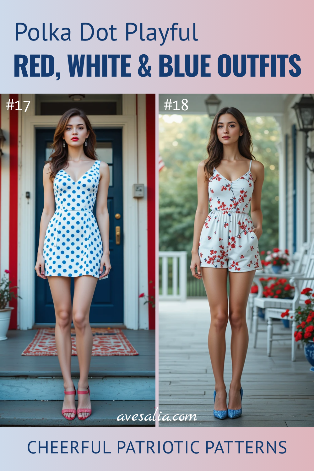 32 Stunning Red, White, and Blue Outfits for Women to Rock the USA Spirit