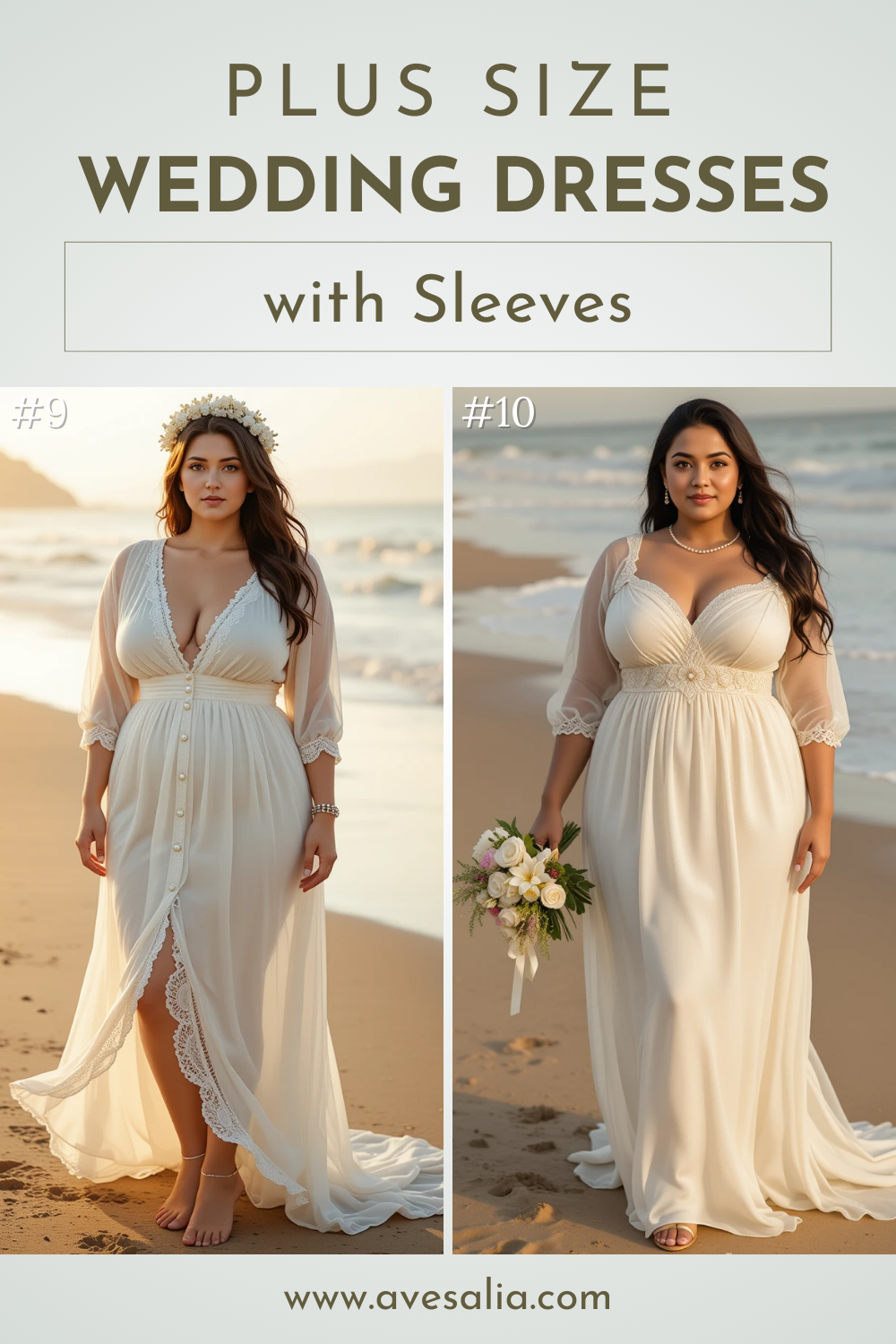 20 Elegant Plus Size Wedding Dresses with Sleeves for Every Bridal Style