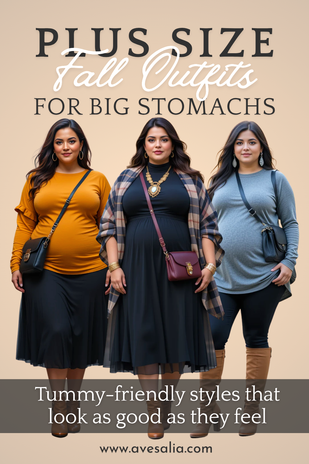 Chic & Comfortable: Plus Size Fall Outfit Ideas for Big Stomachs That Really Work