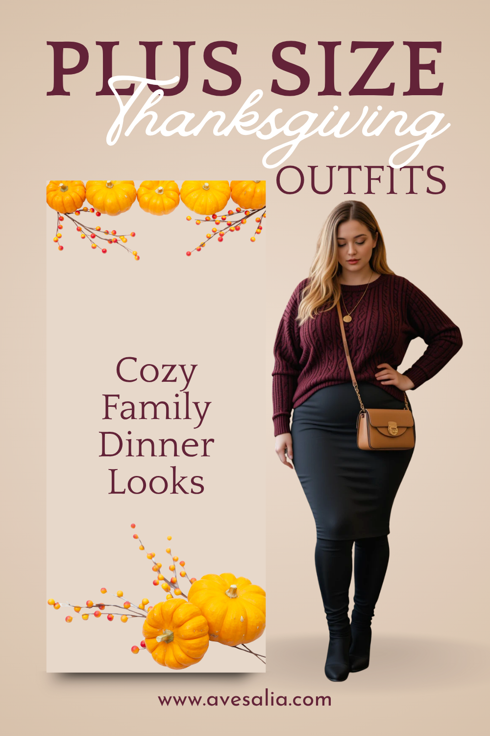 20 Cozy Plus Size Thanksgiving Outfits: Stylish Ideas to Feel Festive and Flattering