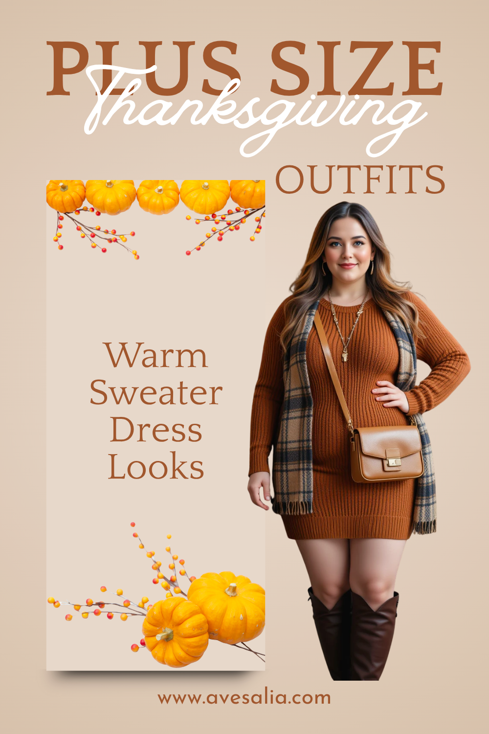 20 Cozy Plus Size Thanksgiving Outfits: Stylish Ideas to Feel Festive and Flattering