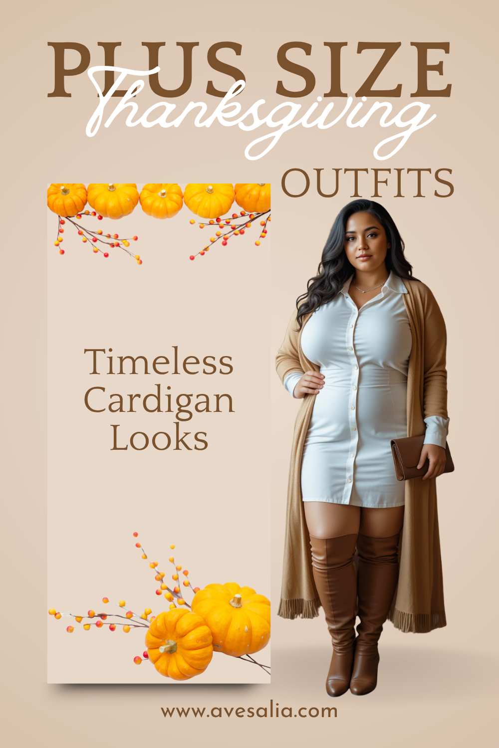20 Cozy Plus Size Thanksgiving Outfits: Stylish Ideas to Feel Festive and Flattering