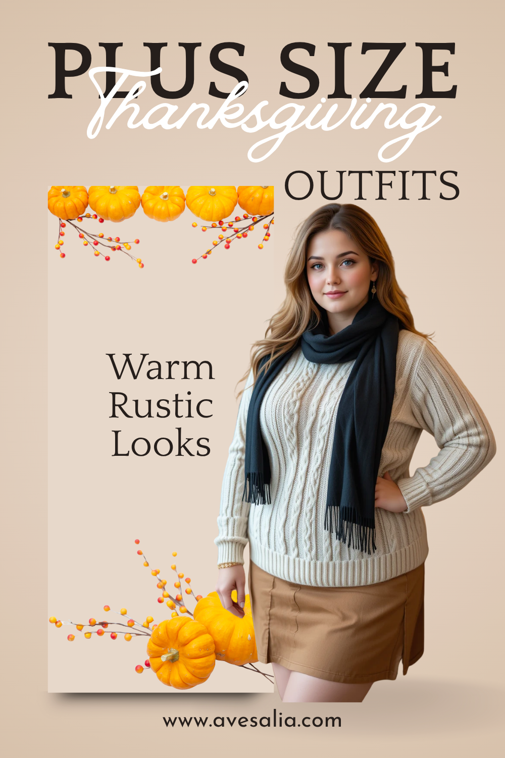 20 Cozy Plus Size Thanksgiving Outfits: Stylish Ideas to Feel Festive and Flattering
